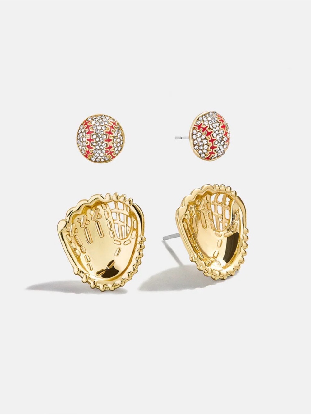 Baublebar Perfect Catch Baseball Earrings